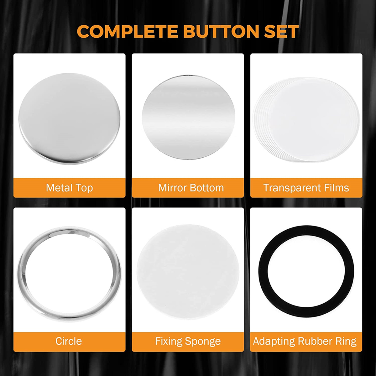 Blank Mirror Badge Button Part - đánh giá và giá Button Badge Blank