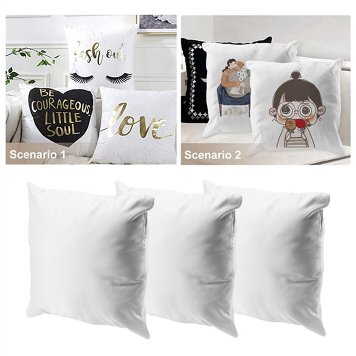 N14R Top 8pcs Sublimation Blan - đánh giá và giá Pillow Cover Sublimation
