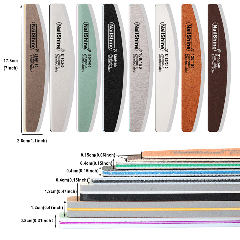 8Pcs/Box Nail File Buffer Kit  - đánh giá và giá Photo Acrylic Block