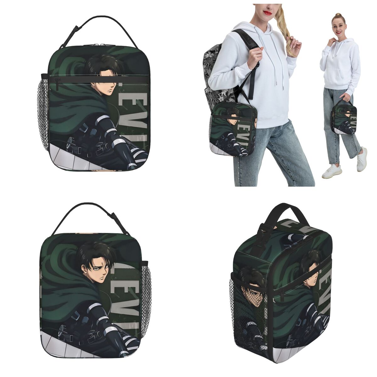 Levi Ackerman AOT Manga Insula - đánh giá và giá Tote Bag Sublimation