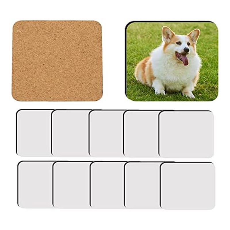 BHBL 12 Pcs Sublimation Square - đánh giá và giá Coaster Sublimation Blank