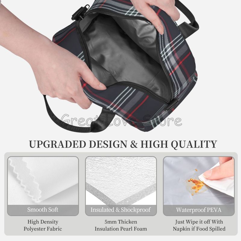 Custom GTI Tartan Insulated Lu - đánh giá và giá Tote Bag Sublimation