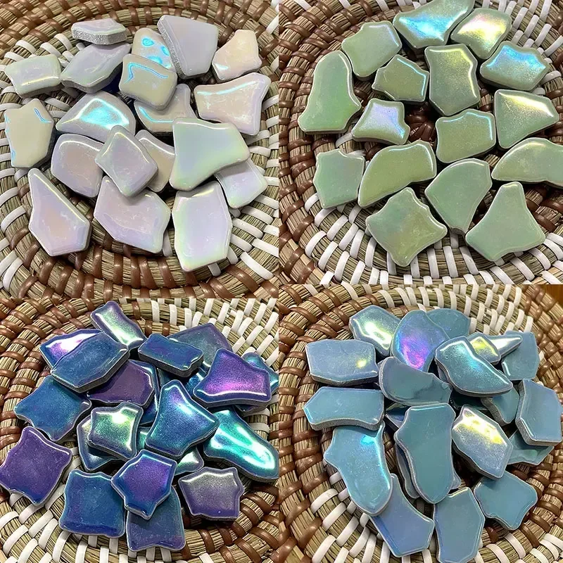 100g irregular Ceramic Mosaic  - đánh giá và giá Ceramic Tile Blank