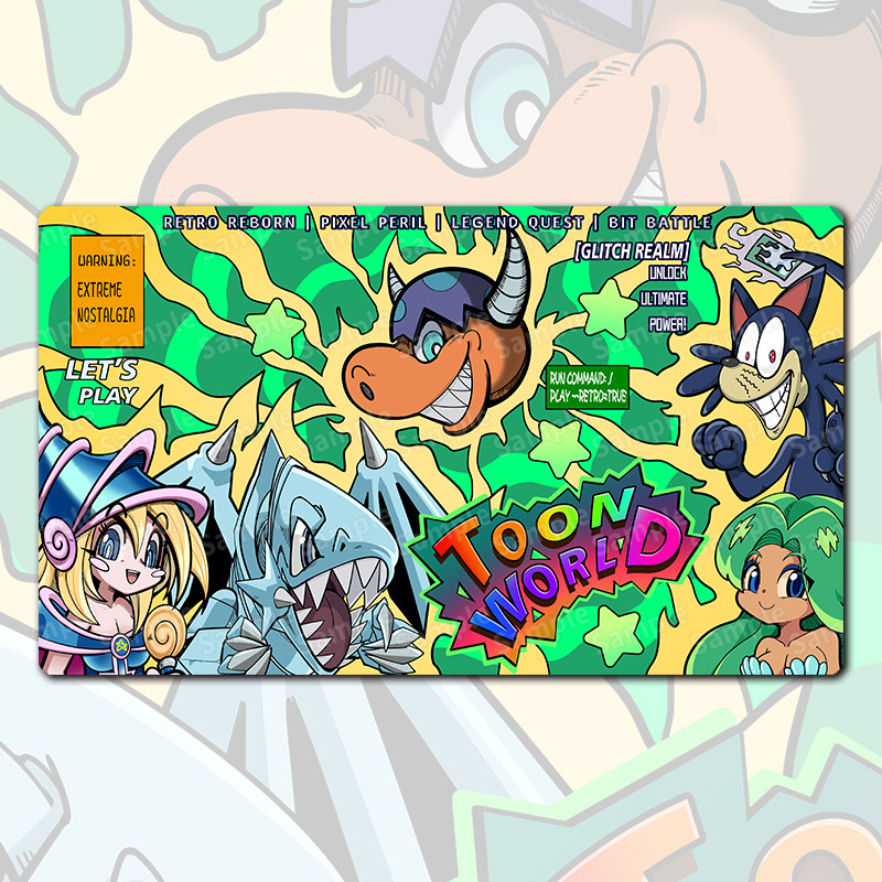 Yu-Gi-Oh! 600x350mm Toon Dark  - đánh giá và giá Door Mat Blank