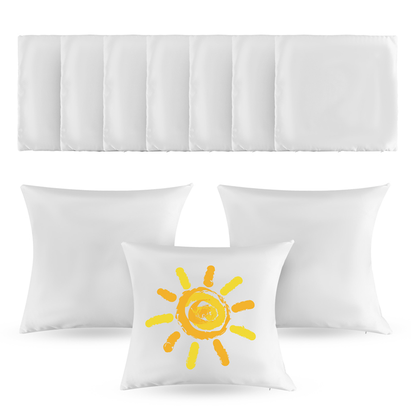 40X40 White Plain Sublimation  - đánh giá và giá Pillow Cover Sublimation