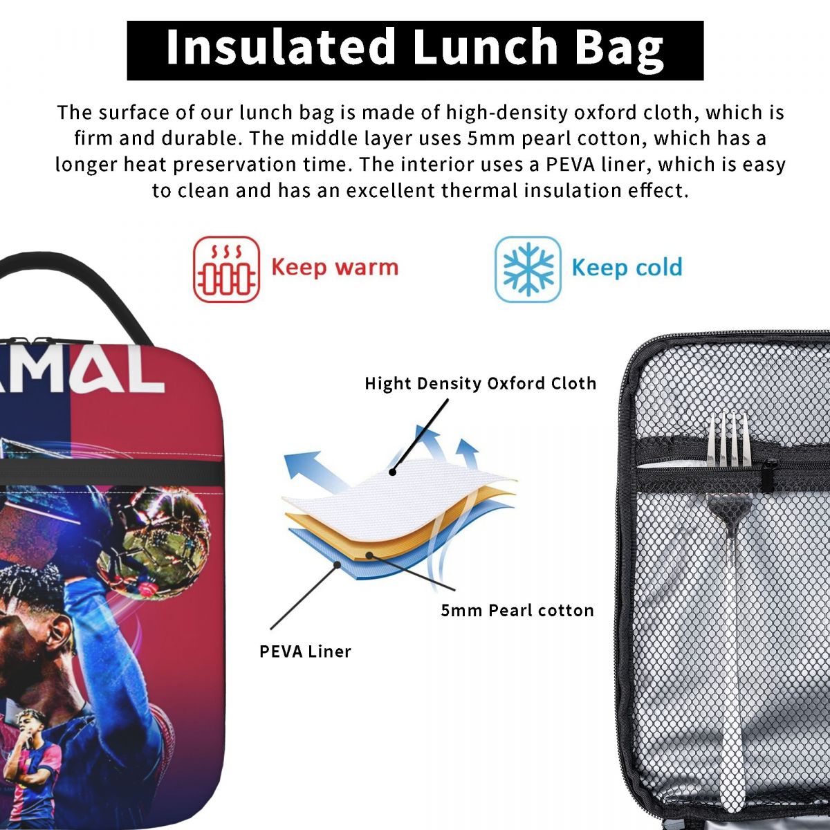 Lamined Y-Yamal Football Socce - đánh giá và giá Tote Bag Sublimation