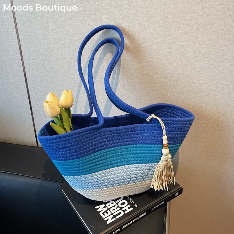 Cotton Rope Woven Design Shoul - đánh giá và giá Tote Bag Sublimation