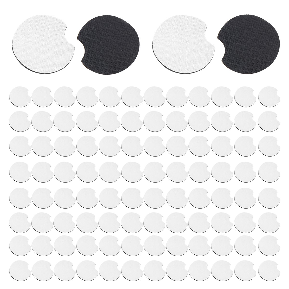 AA83 100 Pcs of Sublimation Bl - đánh giá và giá Coaster Sublimation Blank
