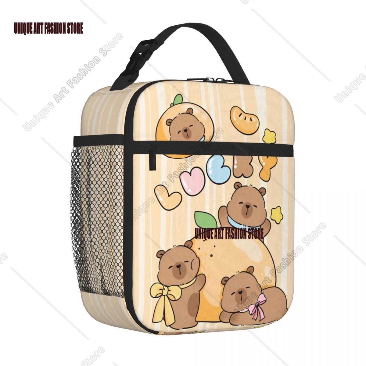 Cute Capybara Lucky Insulated  - đánh giá và giá Tote Bag Sublimation