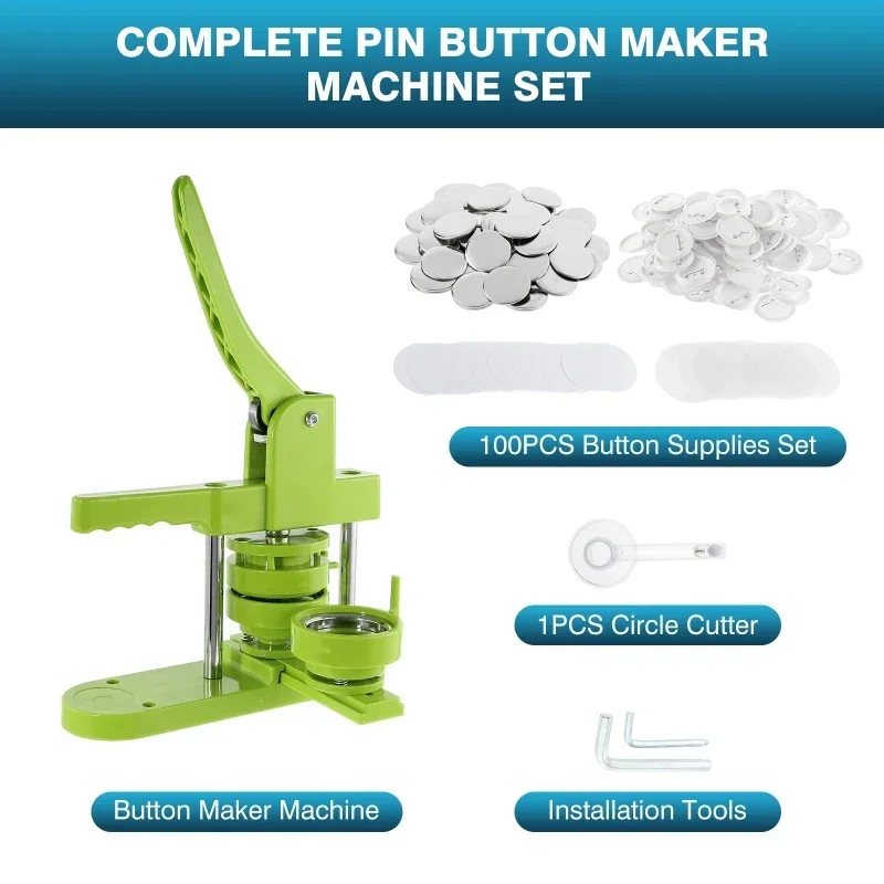 25/32/37/44MM Button Maker Mac - đánh giá và giá Button Badge Blank