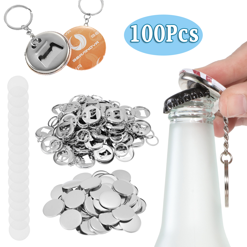 100pcs Badge Materials Bottle  - đánh giá và giá Button Badge Blank