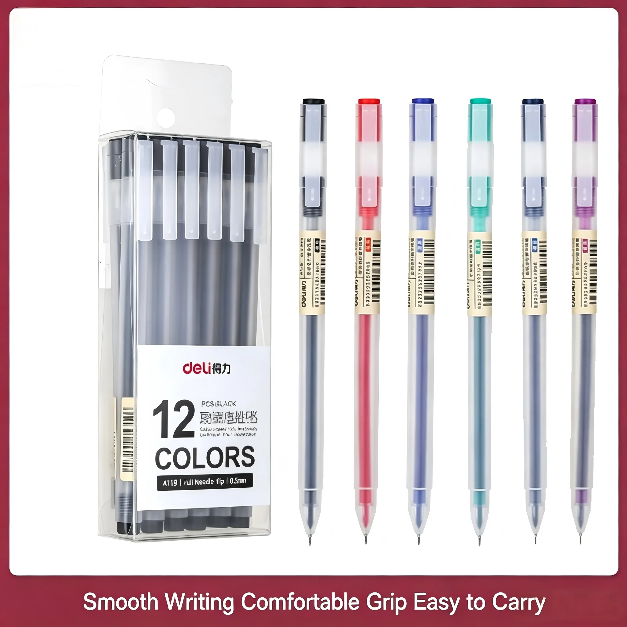 A119 Black Gel Pens 0.5mm Full - đánh giá và giá Muji Stationery Gel Pen