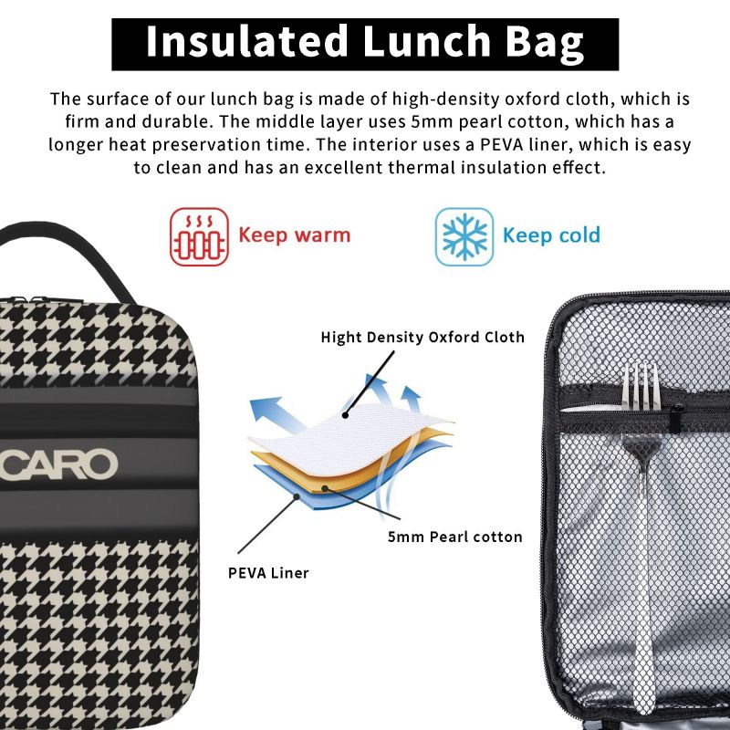 Custom Re-caro Insulated Lunch - đánh giá và giá Tote Bag Sublimation